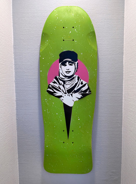Hand-Painted Skateboard Deck