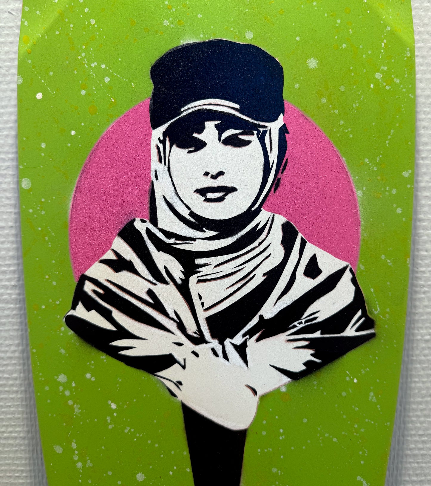 Hand-Painted Skateboard Deck